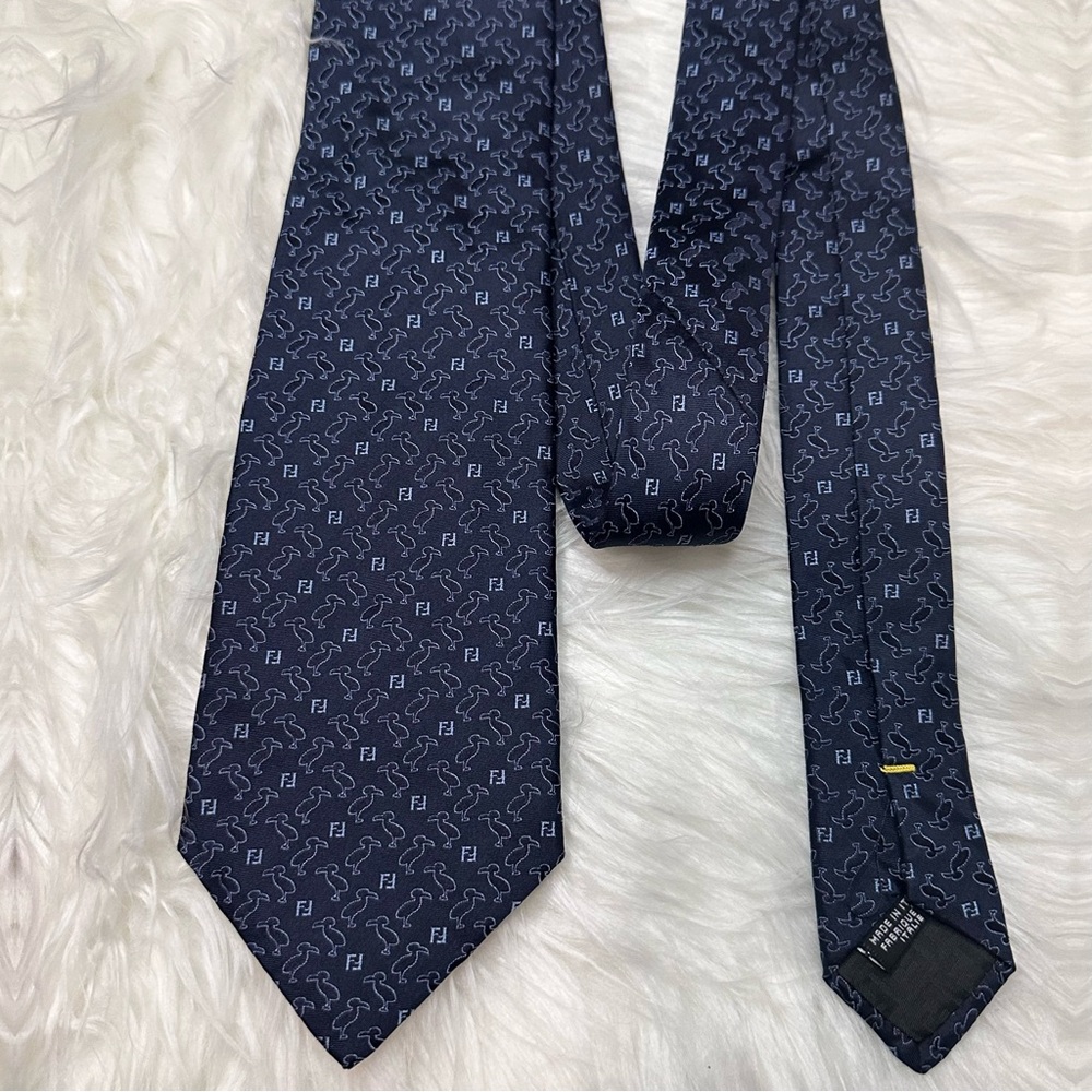 NWOT FENDI Dodo Birds 🦤 with Fendi Logos Tie - Picture 7 of 10